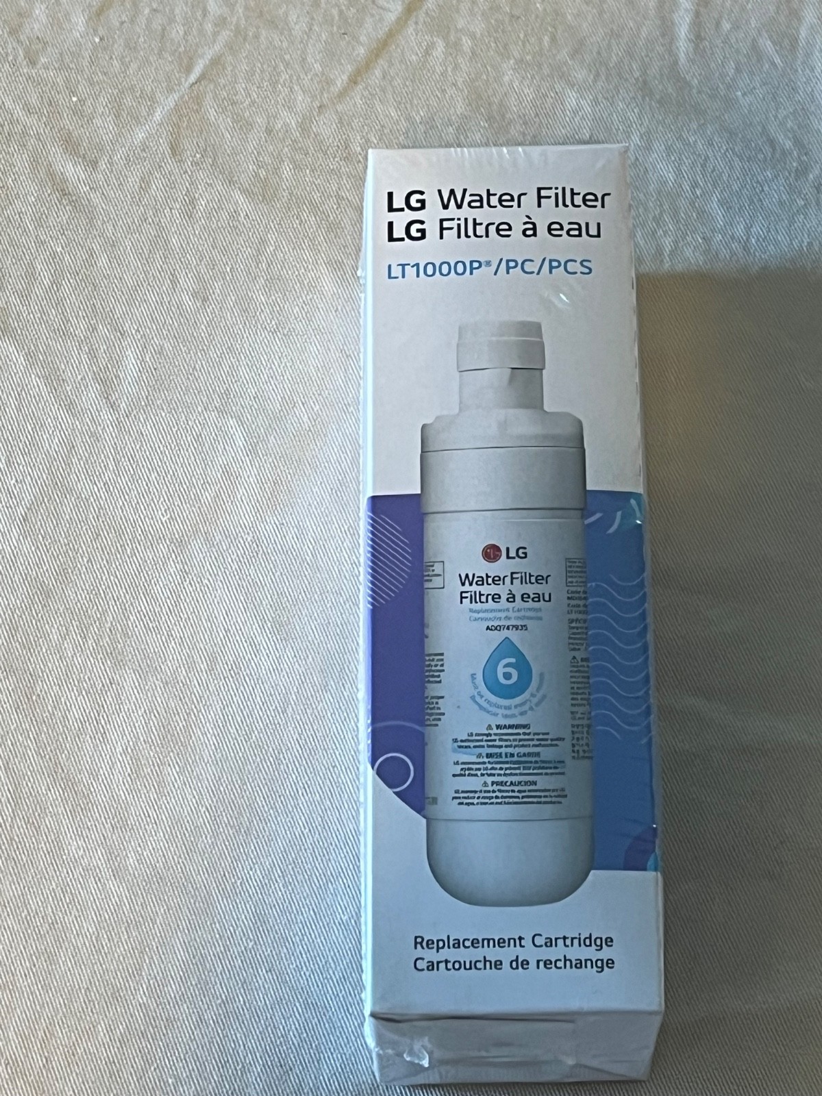 LG LT1000P/PC/PCS Water Filter White Genuine LG Brand NEW SEALED