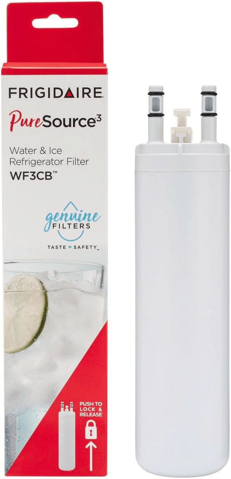 Frigidaire PureSource 3 Refrigerator Water Filter for Frigidaire Side-by-Side Re