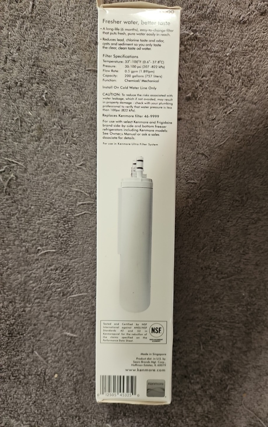 Kenmore Clear! 46 9999 Premium Refrigerator Filter – New & Sealed