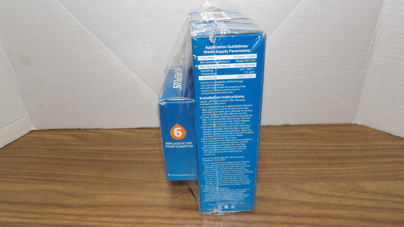 Pureplus RWF4700AC Replacement Refrigerator Water Filter Lot Of 2 & 3 AF004