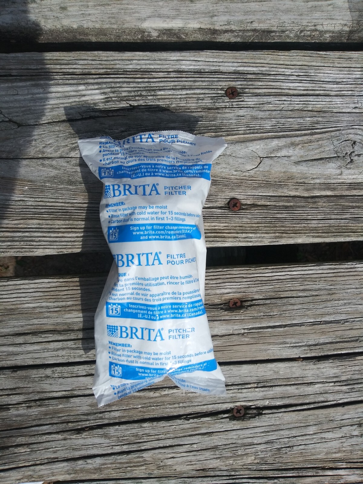 2 Brita Water Filter Pitcher Advanced Replacement Filters 2 Count Pack no box
