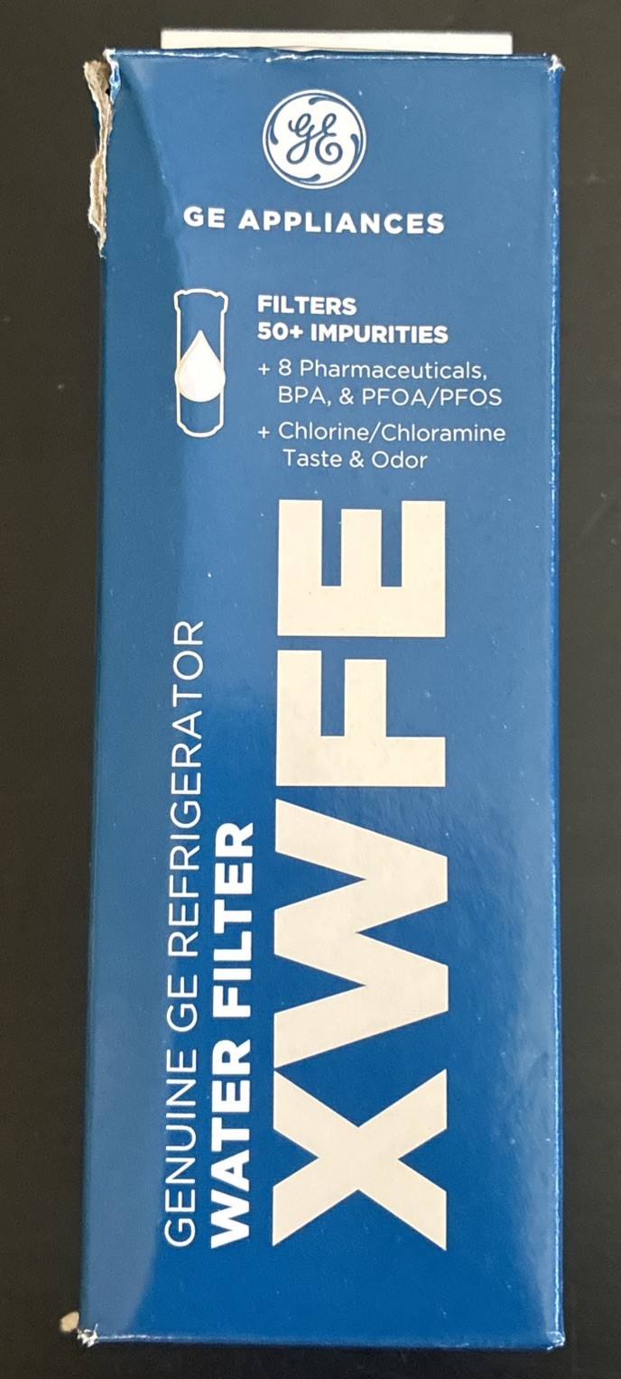 GE XWFE Refrigerator Water Filter – White Without Chip