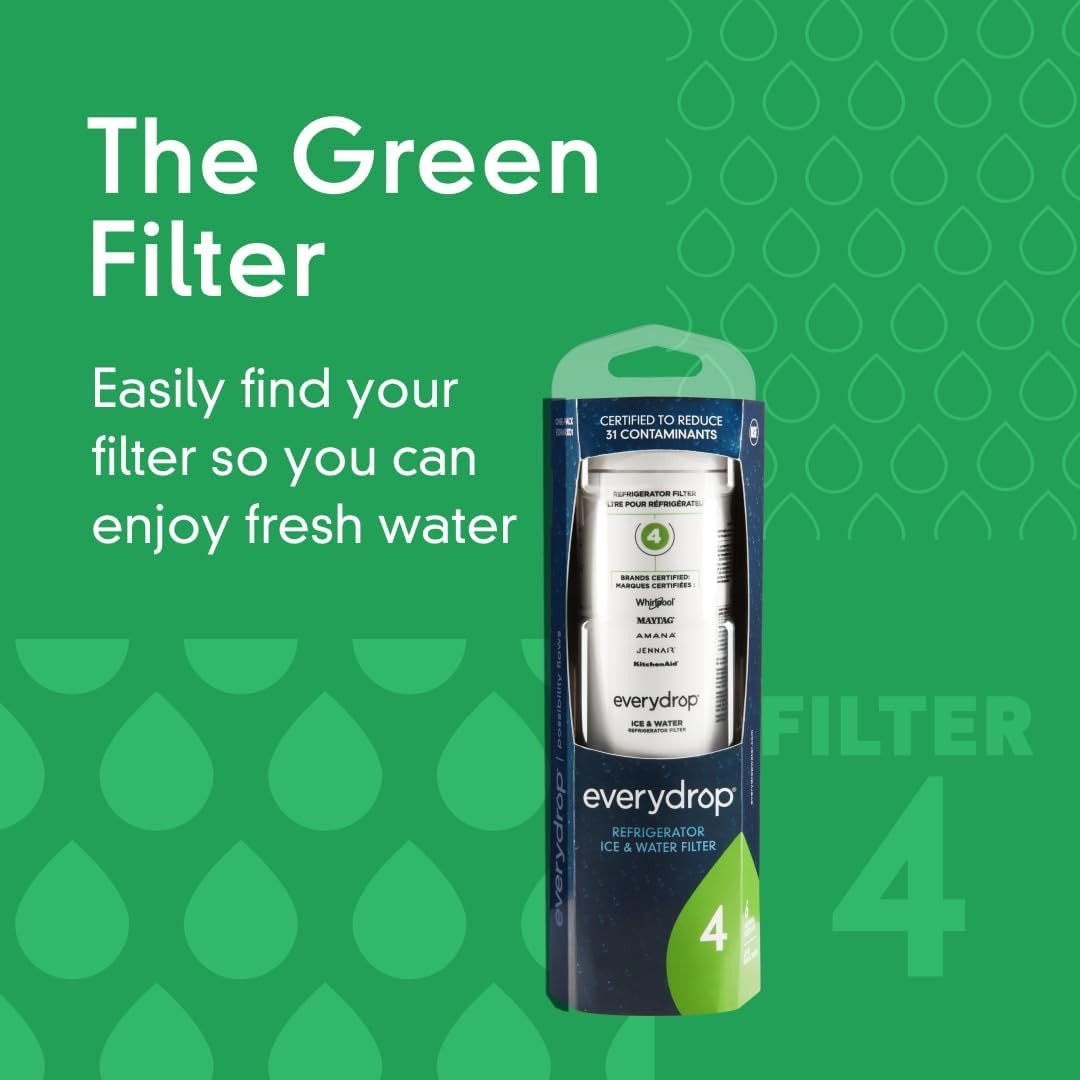 New3 Pack Refrigerator Cartridge Ice & Water Filter 4 ED²R4RX²D1 Replacement