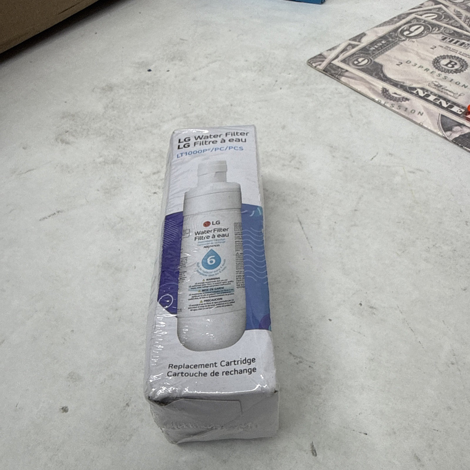 Genuine OEM LG Water Ice Filter Replacement Cartridge LT1000P/PC/PCS NEW Sealed