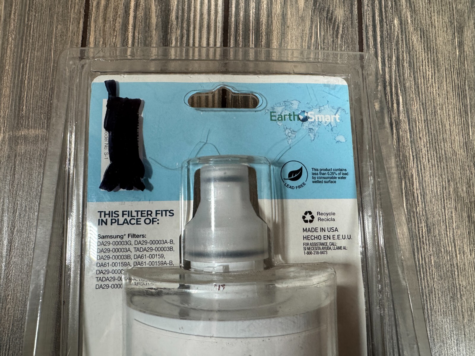 EarthSmart Twist & Lock S-1 Refrigerator Replacement Water Filter 300 gal.