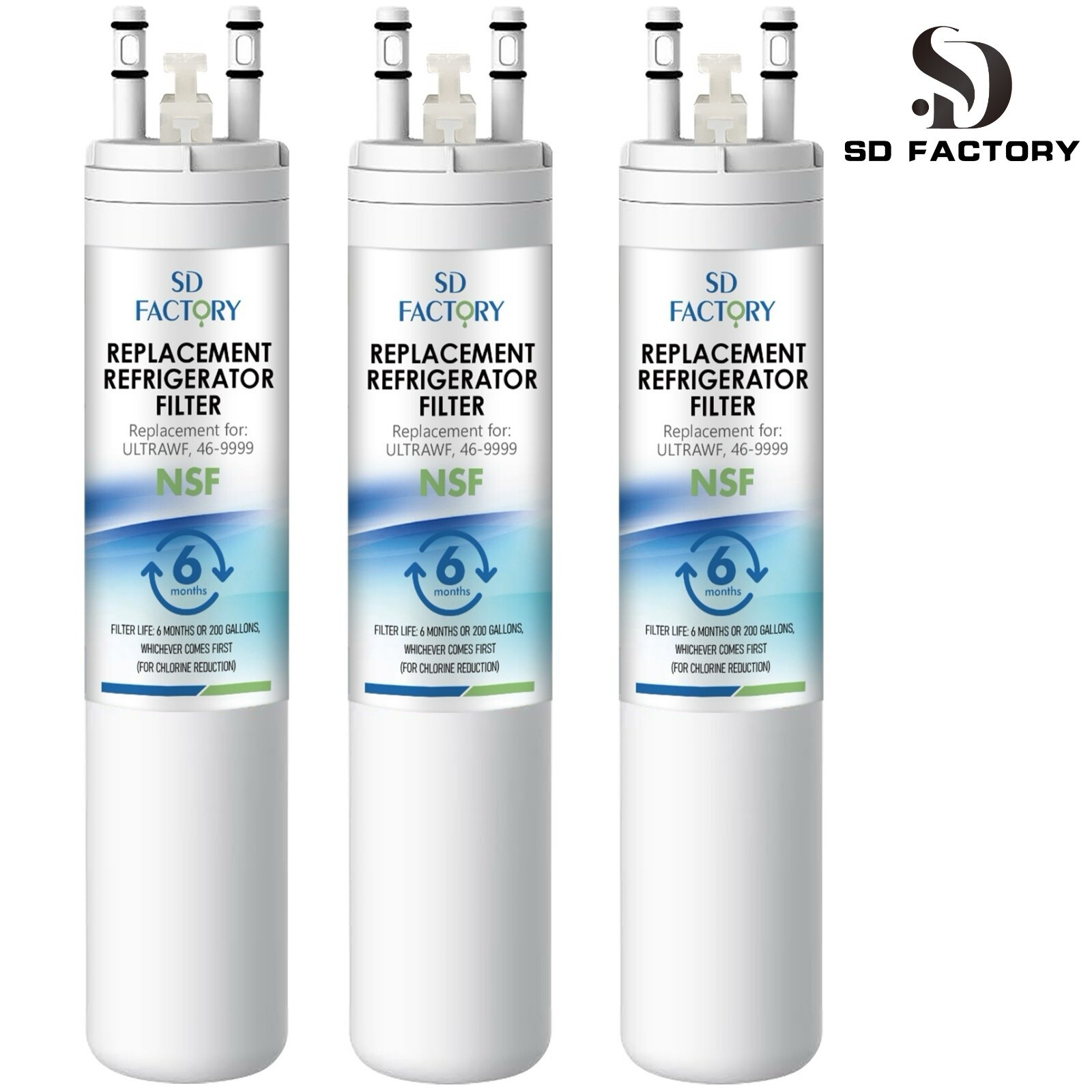 3-Pack Replacement for Frigidaire PureSource Ultra Water & Ice Filter