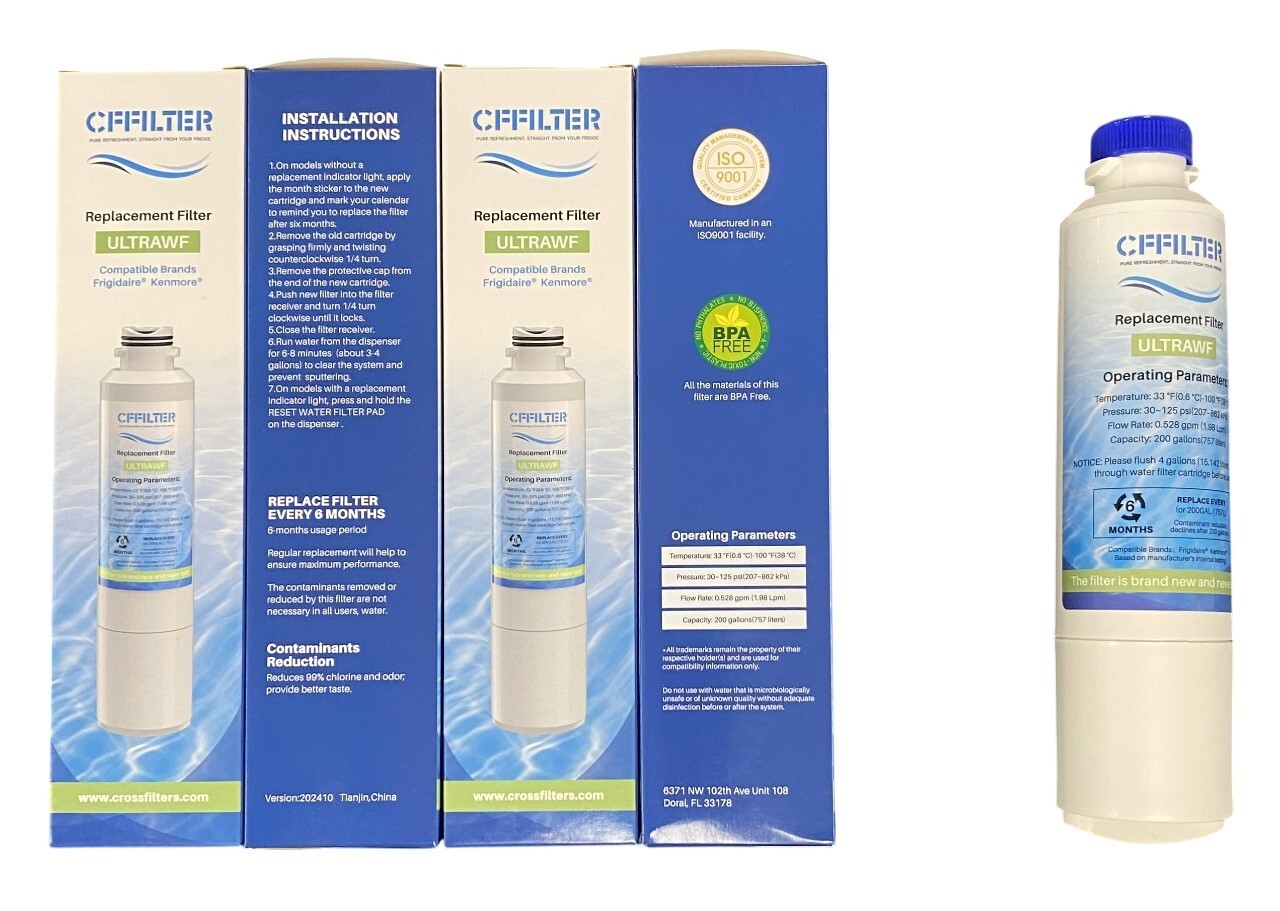 CFFILTER Compatible with Samsung HAFCIN/EXP Refrigerator W/F DA2900020B PACK 4