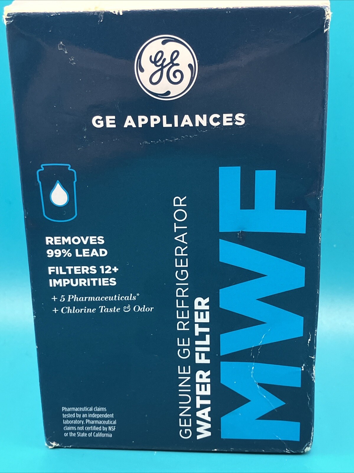 GE Appliances MWF Genuine OEM Refrigerator Smart Water Filter Replacement MWFP