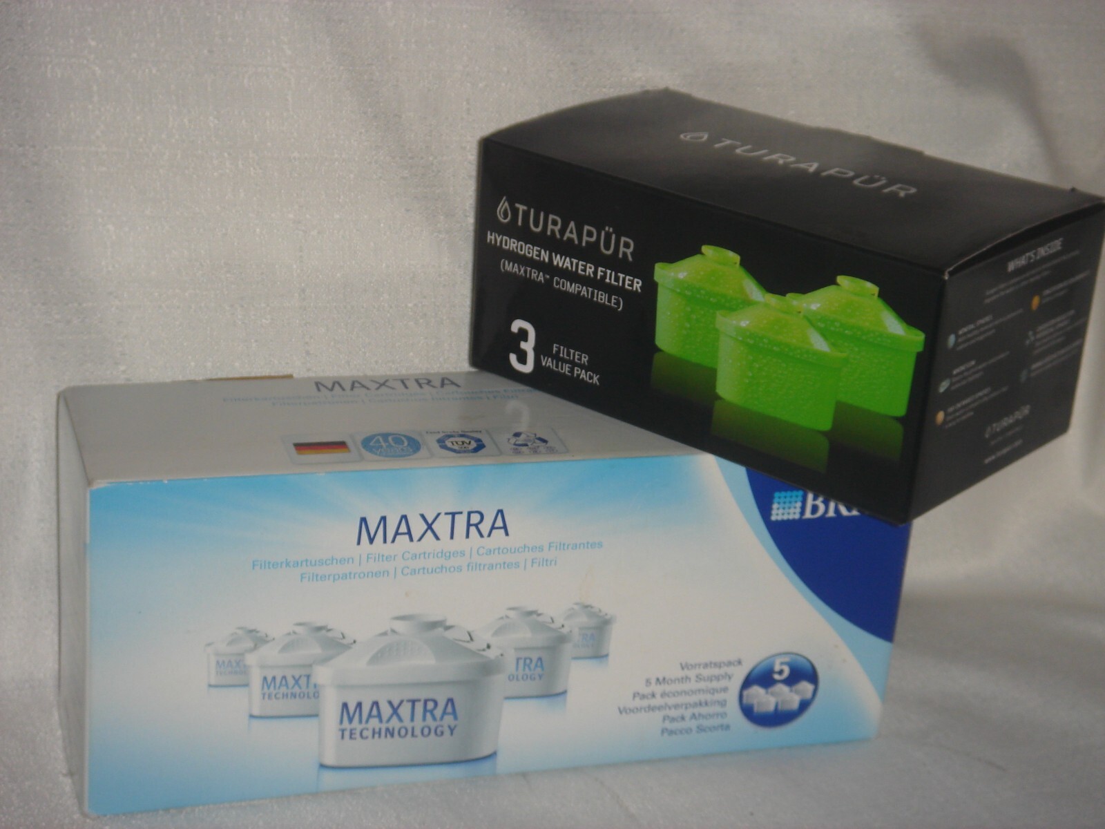 Lot of 8 MAXTRA Brita Turapur Replacement Water Filter Cartridges – Pack of 8