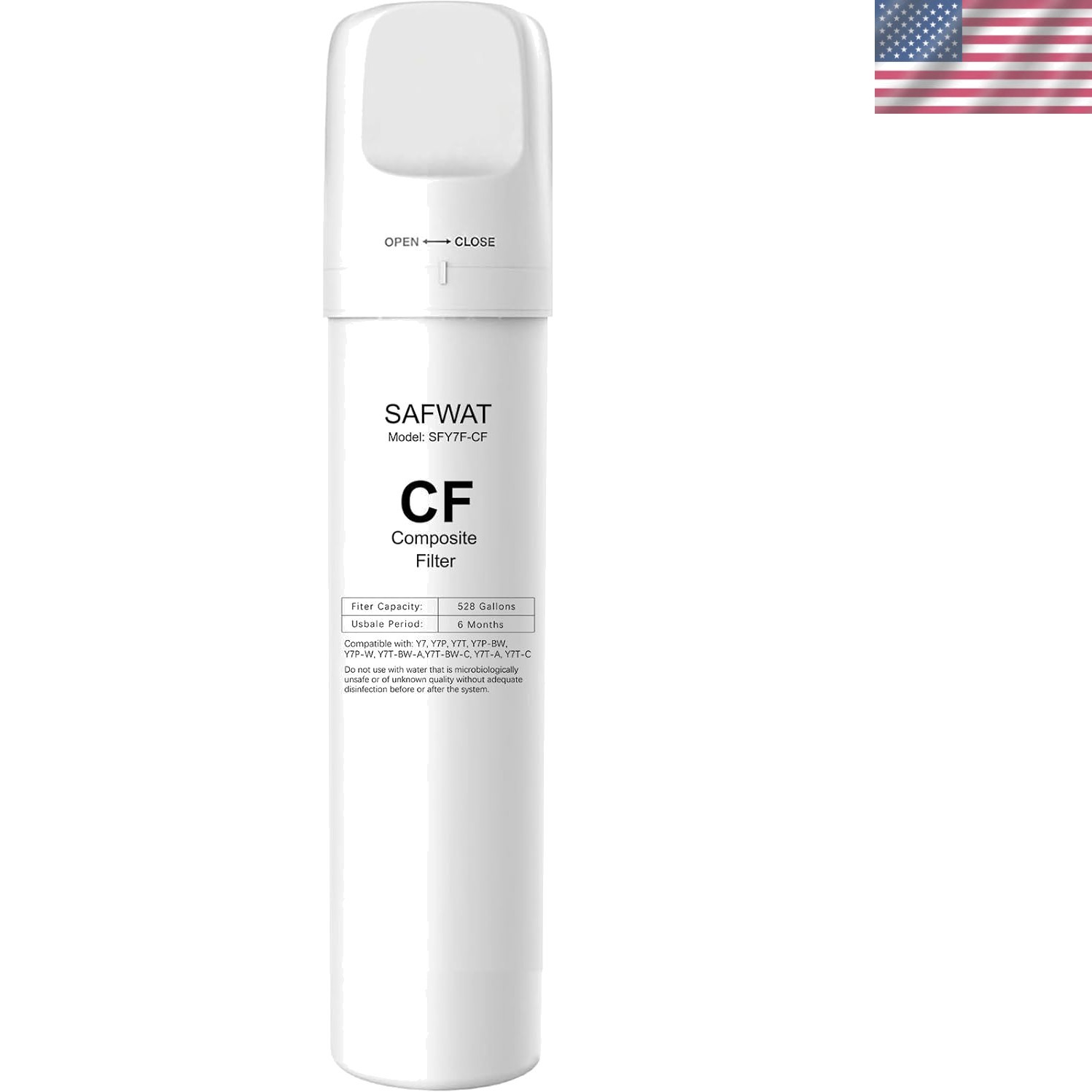 Superior CF Filter Compatible with SimPure Y7/Y7P-W/Y7P-BW – 6- Lifespan