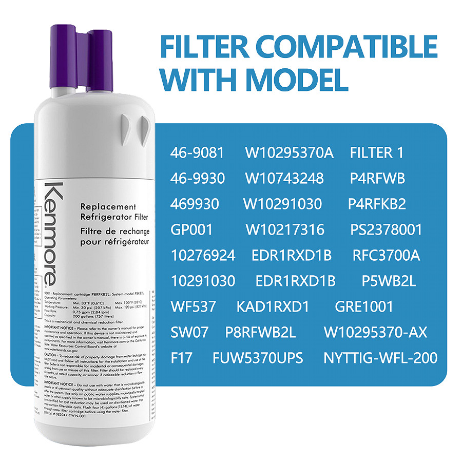 4Pack 9081 Kenmore 469081 46-9930 Refrigerator &Water Filter Sealed US Stock