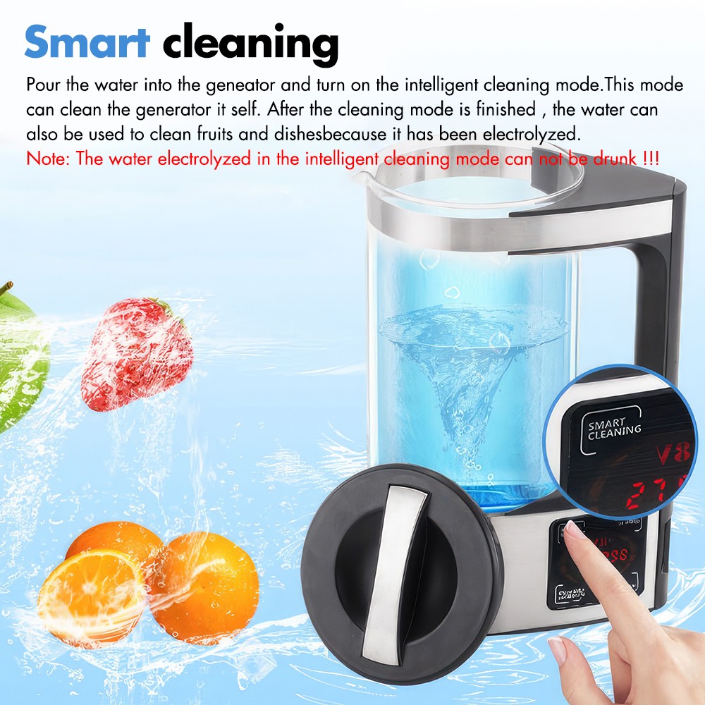 Water Kettle Electric Hydrogen Water Ionizer Generator Machine Water Generator