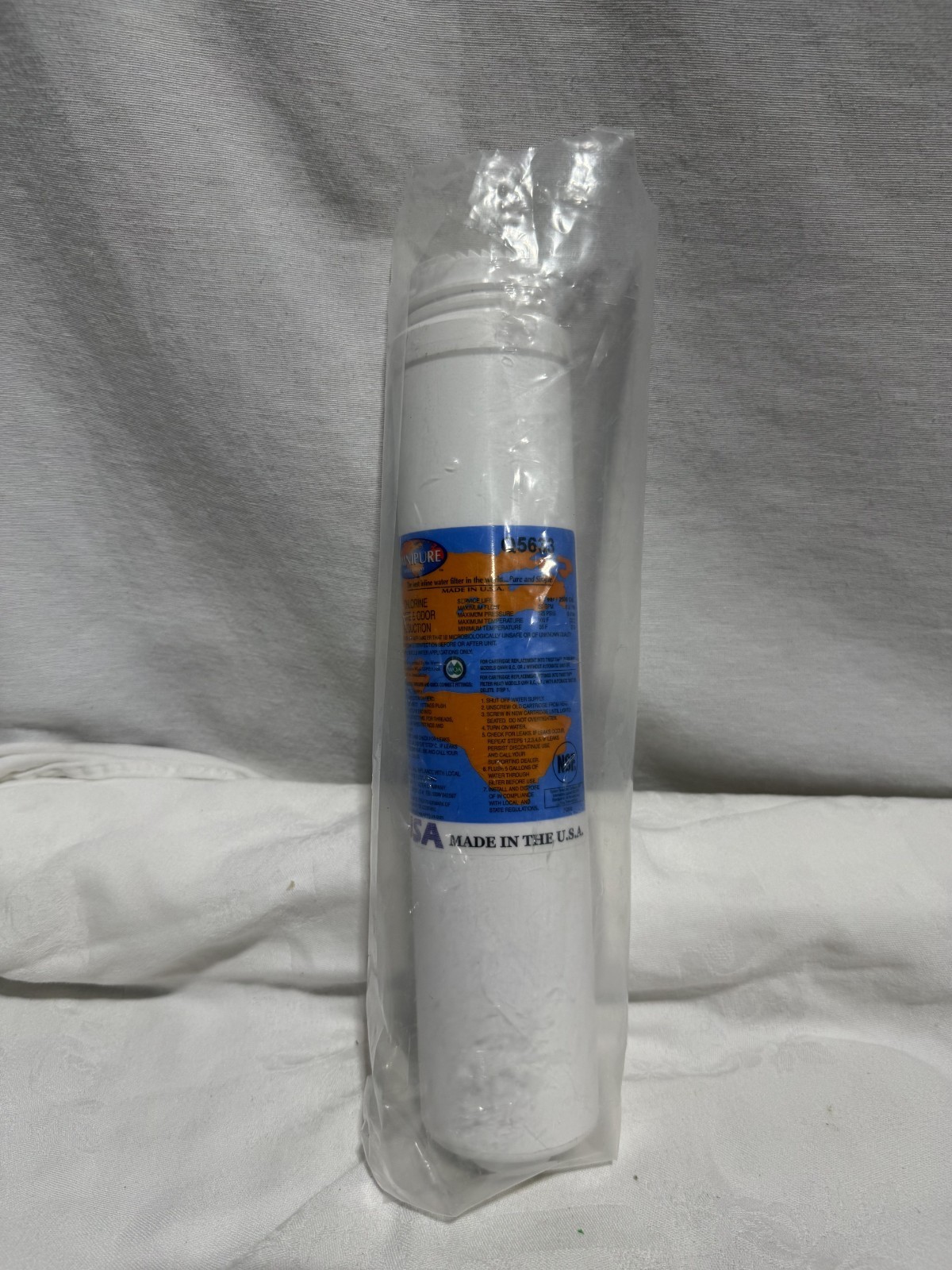 3 PACK Omnipure Q5633 Q Series Replacement Water Filter Cartridge Inline Use Uni