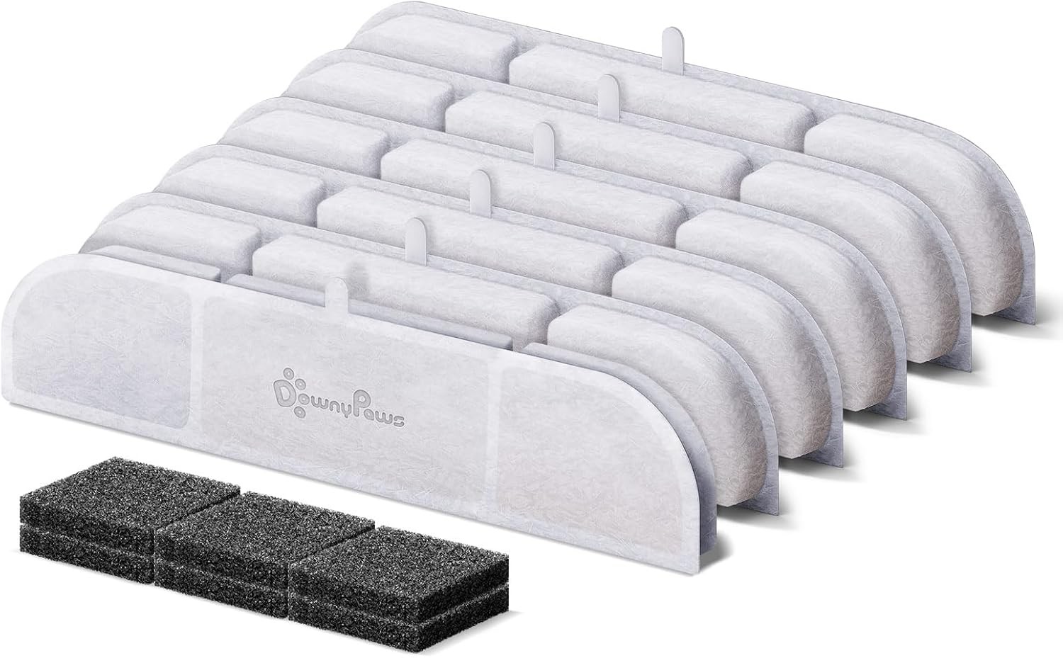 6 Packs Replacement Filters Battery Operated Cat Water Fountain DPWFP6 3 Months