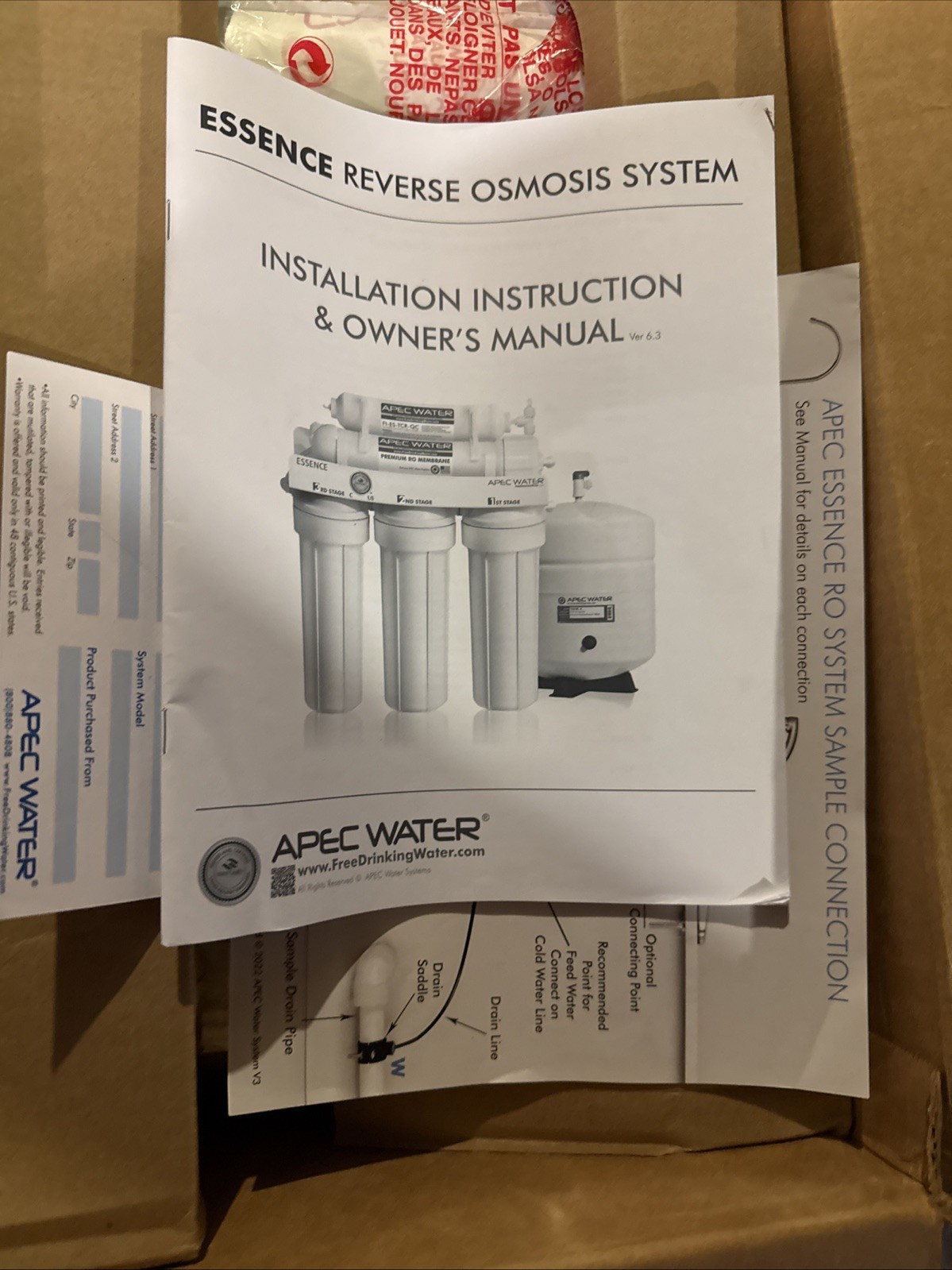 APEC Essence ROES-PH75 75 GPD Reverse Osmosis Water System