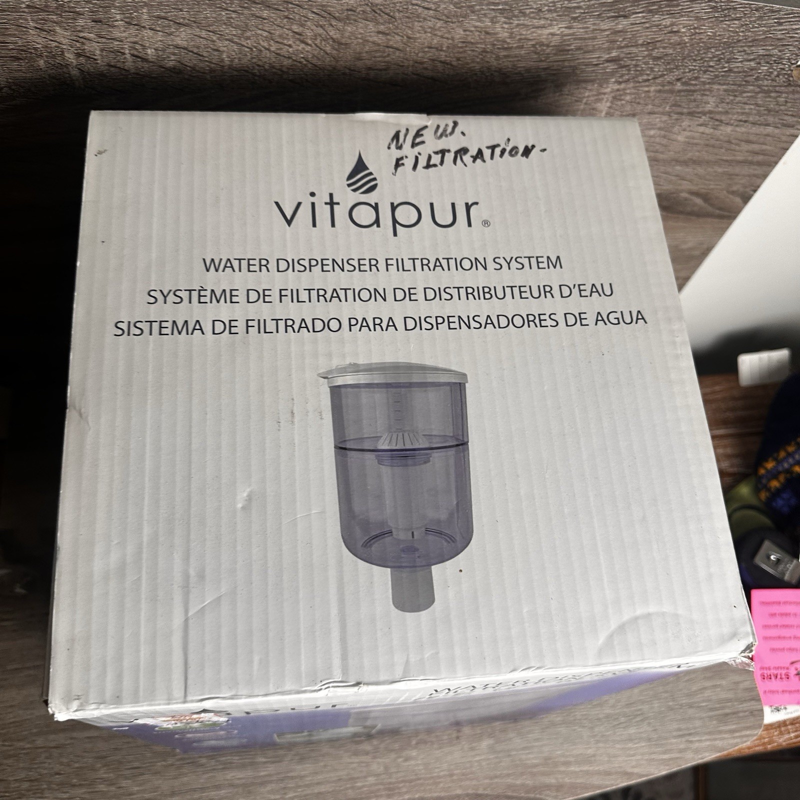 Vitapur Top Load Water Dispenser Filtration System GWF8 Tank 211 Gal/800L New