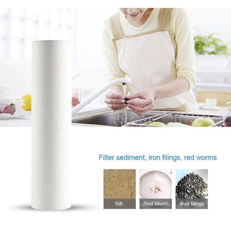Ice Machine House Water Filter Replacement Set Sediment GAC Cation Resin 2.5×10