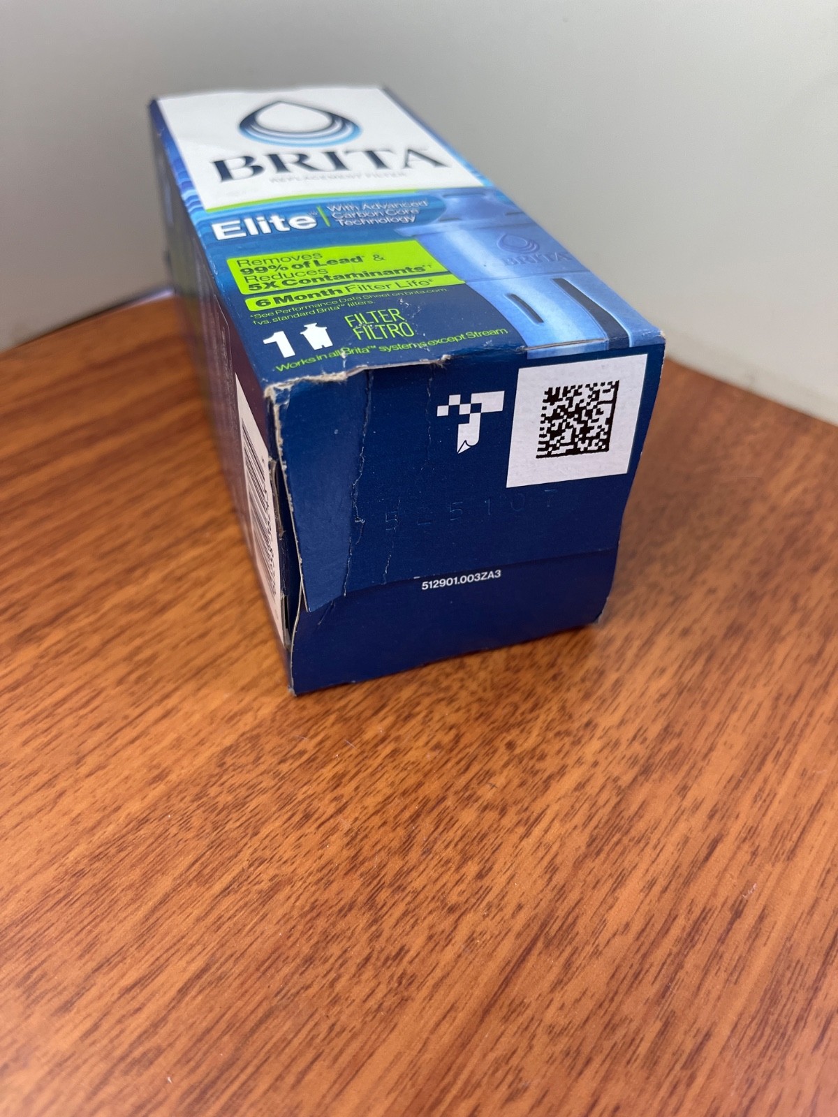 Brita Replacement Filter – Elite – 1 Filter for 6 Months New Sealed