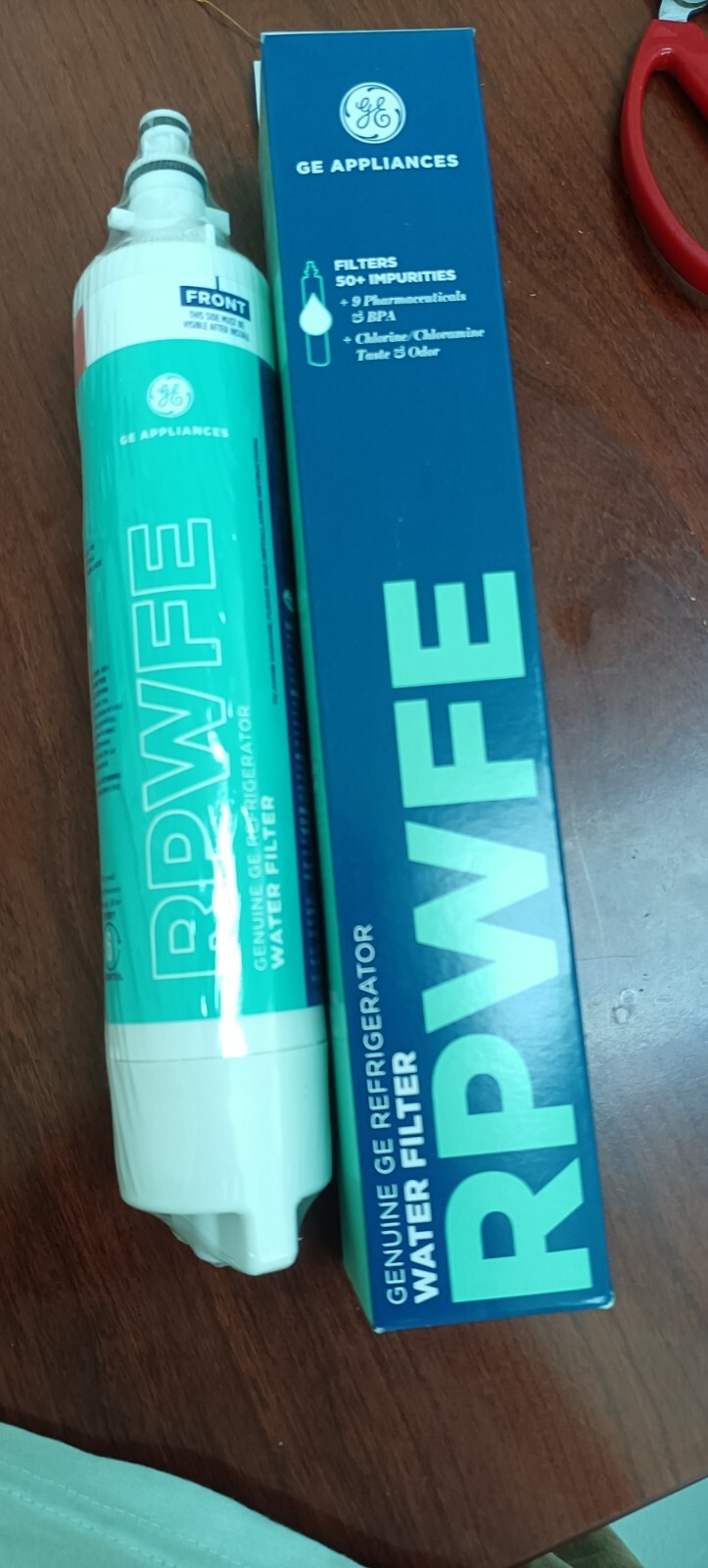 2-PC GE RPWFE Refrigerator Water Filter 2-Pack Household Fridge Filter（No chip)
