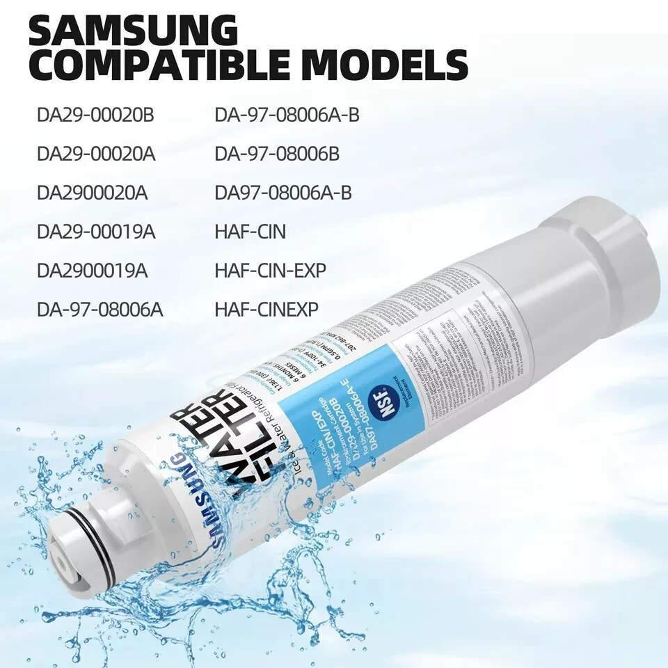 4 Pack NEW Samsung DA29-00020B HAF-CIN/EXP Replacement Refrigerator Water Filter