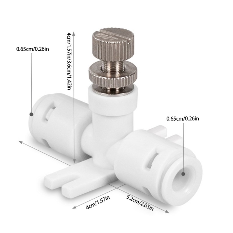 2pcs Water Speed Controller Hose Reverse Osmosis Water Flow Valves Regulator