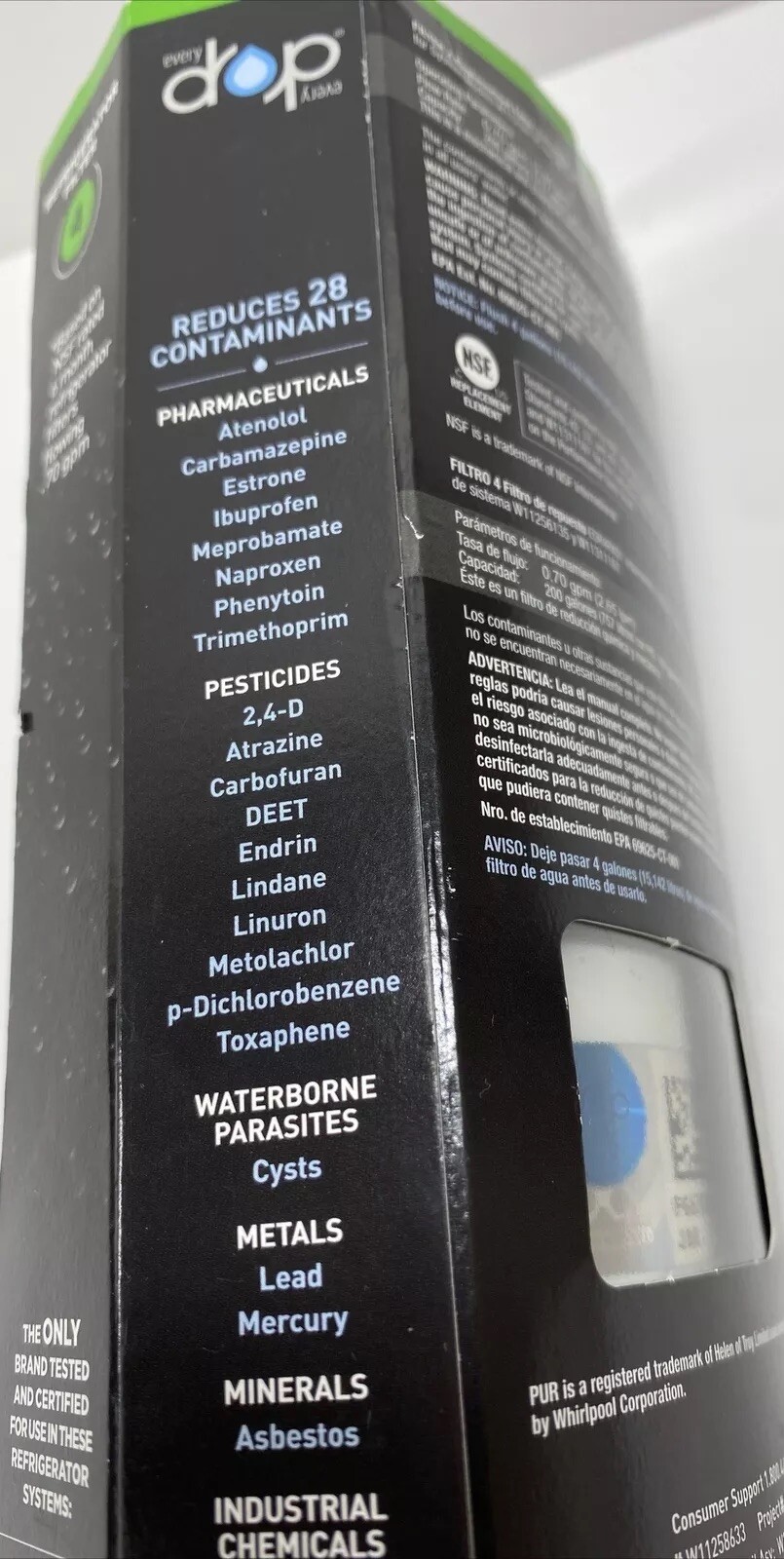 Everydrop: Refrigerator Ice & Water Filter 6 Months Filter Life