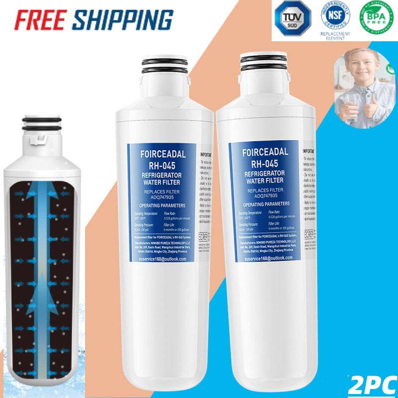 2pack Refresh Refrigerator Ice Water Filter For LG LT1000P ADQ747935 NEW