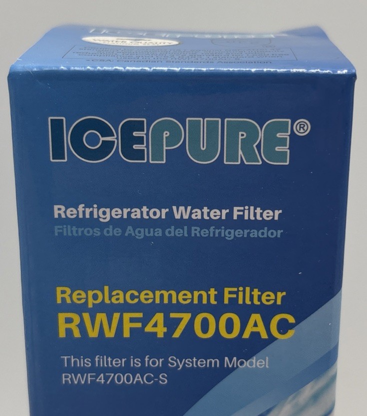 ICEPURE RWF4700AC Replacement Water Filters w/ Air Filter: 2 Pack, New/Sealed