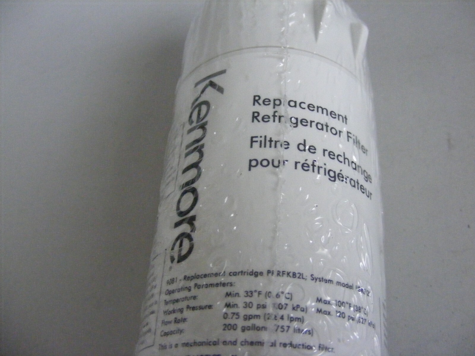 Kenmore 9081 Replacement Refrigerator Water Filter 46-9081 46-9930 Lot Three
