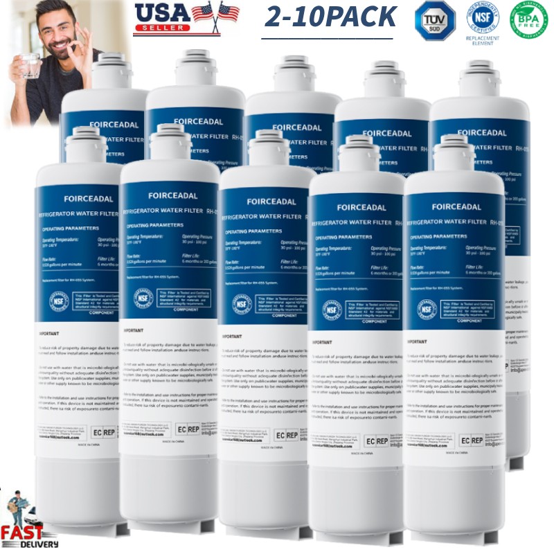 8~2PACK For Bosch Ultra Clarity Pro BORPLFTR50 WFC100MF Water Filter White NEW