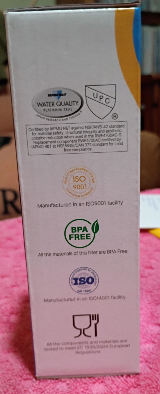 Refrigerator Water Filter: PUREPLUS RWF4700AC – Fit for LG, New In Box