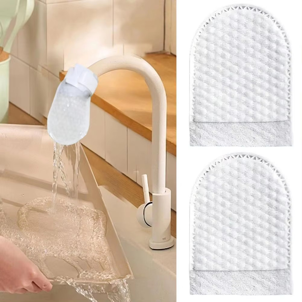 100PCS Cotton Filter Bag For Faucet, DIY Faucet Filter Cotton Bags Water Filters
