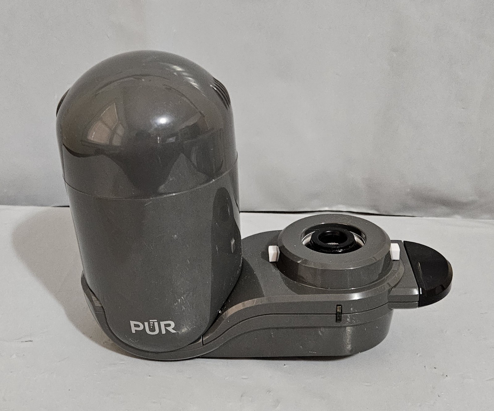 PUR PLUS Faucet Mount Water Filtration System Filter Gray – FM2500V