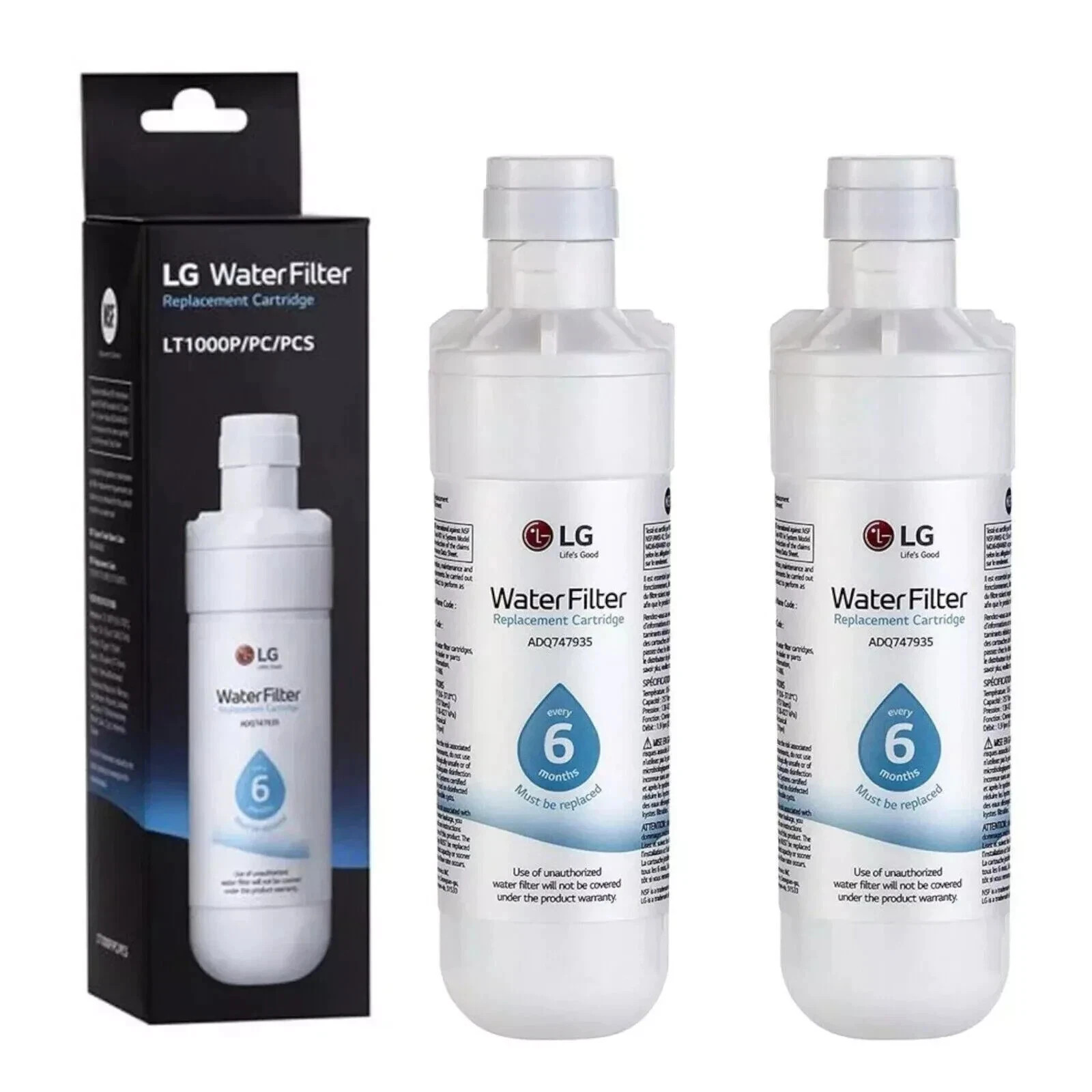 Best Genuine LG Refrigerator Water Filter Replacement Compatible with All Brands