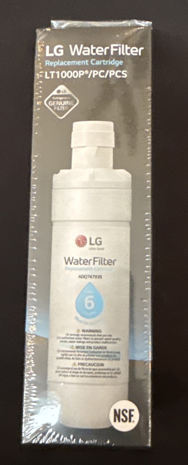 LG LT1000P 6Month / 200Gal Capacity Replacement Refrigerator Water Filter…