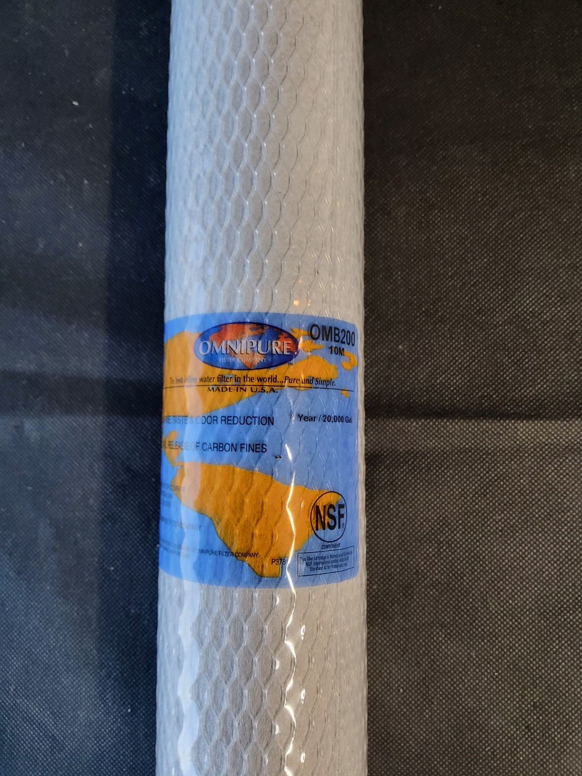 Omnipure OMB200 Water Filter 10M Inline Made In USA Chlorine Reduction Water