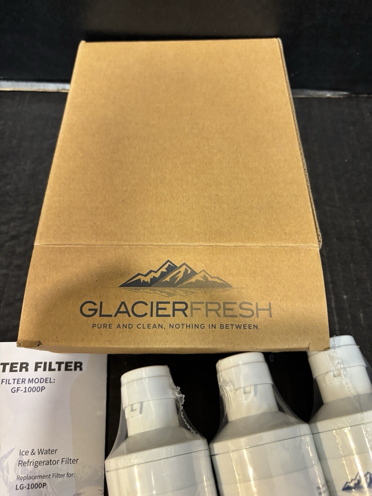 Glacier Fresh GF-1000P Compatible with LG LT1000P Refrigerator Water Filter 3 Pc