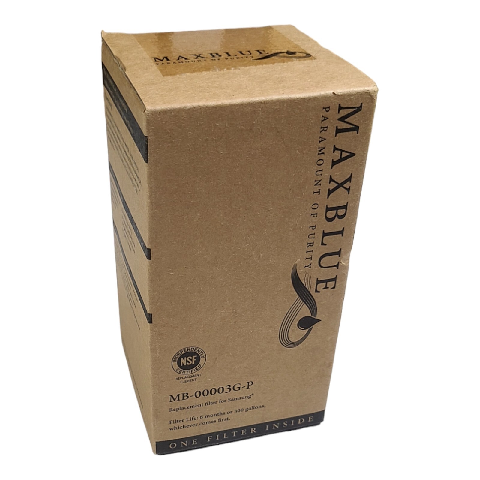 Max blue water filter model MB00003G For Samsung. Replaces Samsung DA29-00003G
