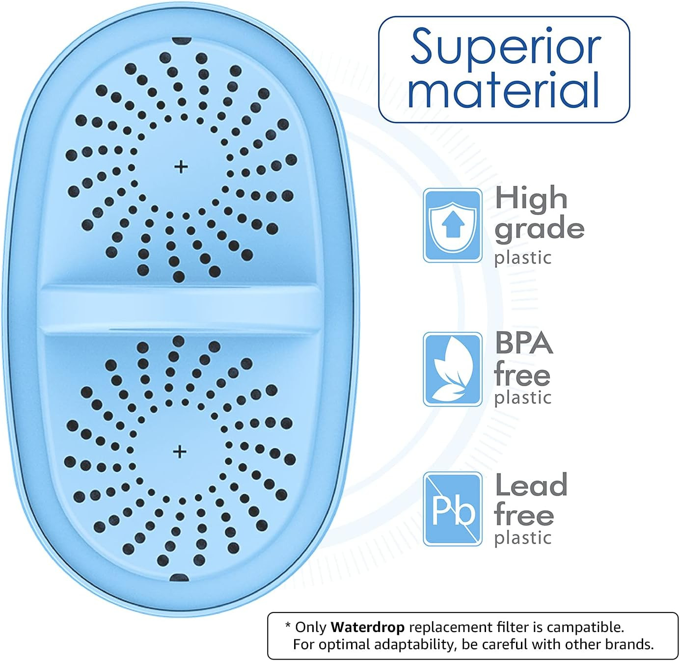 [Original] Waterdrop WD-PF-AL Replacement Alkaline Filters for All Waterdrop Pit