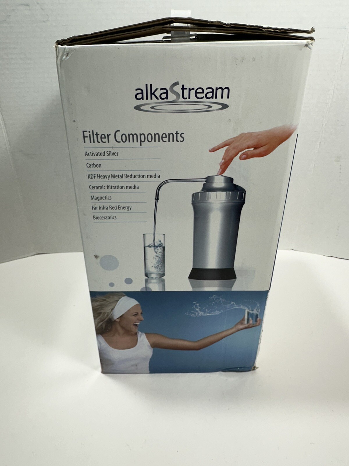 Alkastream Hard Water Filter Water Alkalizer Ionizer Black Silver See Pictures