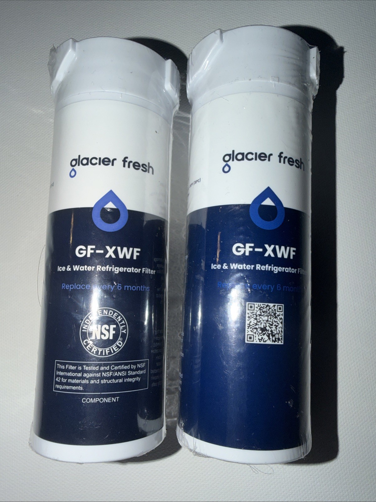 Glacier Fresh XWF Replacement Pack of 2 for GE XWF Refrigerator Water Filter
