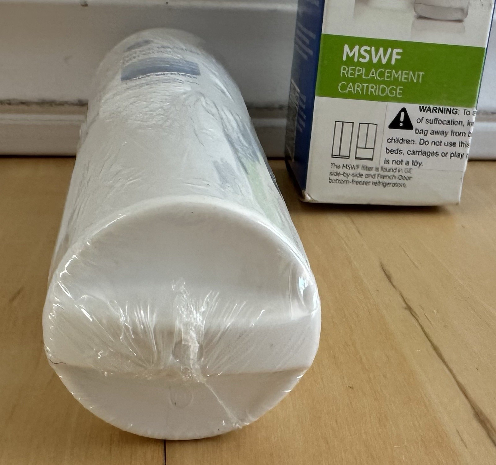 GE MSWF refrigerator water filter replacement SmartWater filter new