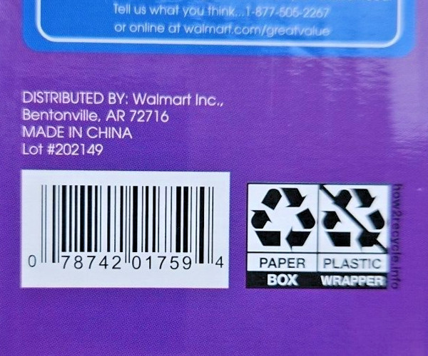 Great Value Refrigerator Replacement Water Filter for GE GSWF & Kenmore 46-9914