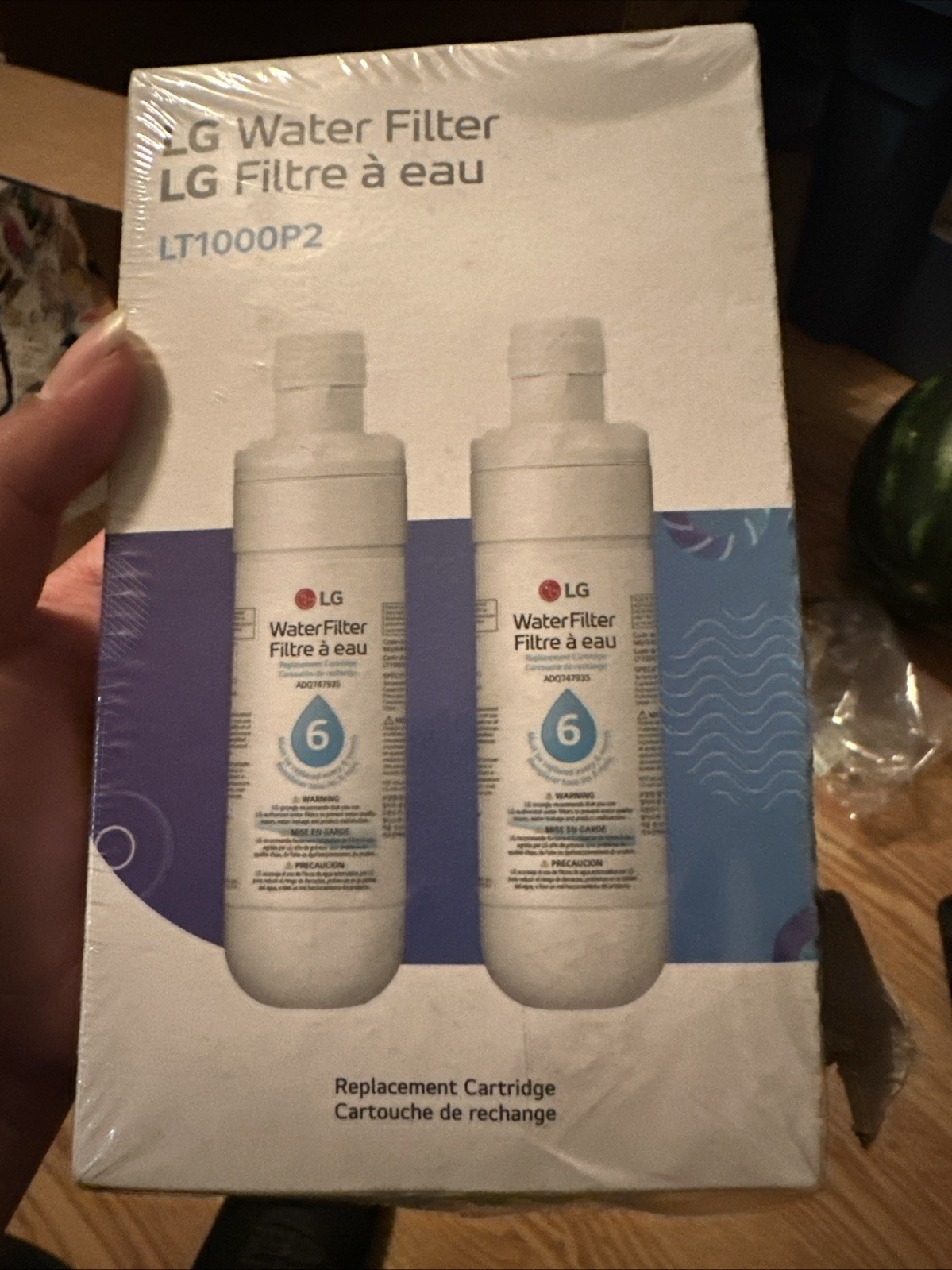 LG LT1000P2 6-Month / 200 Gallon Refrigerator Replacement Water Filter (2 PACK)