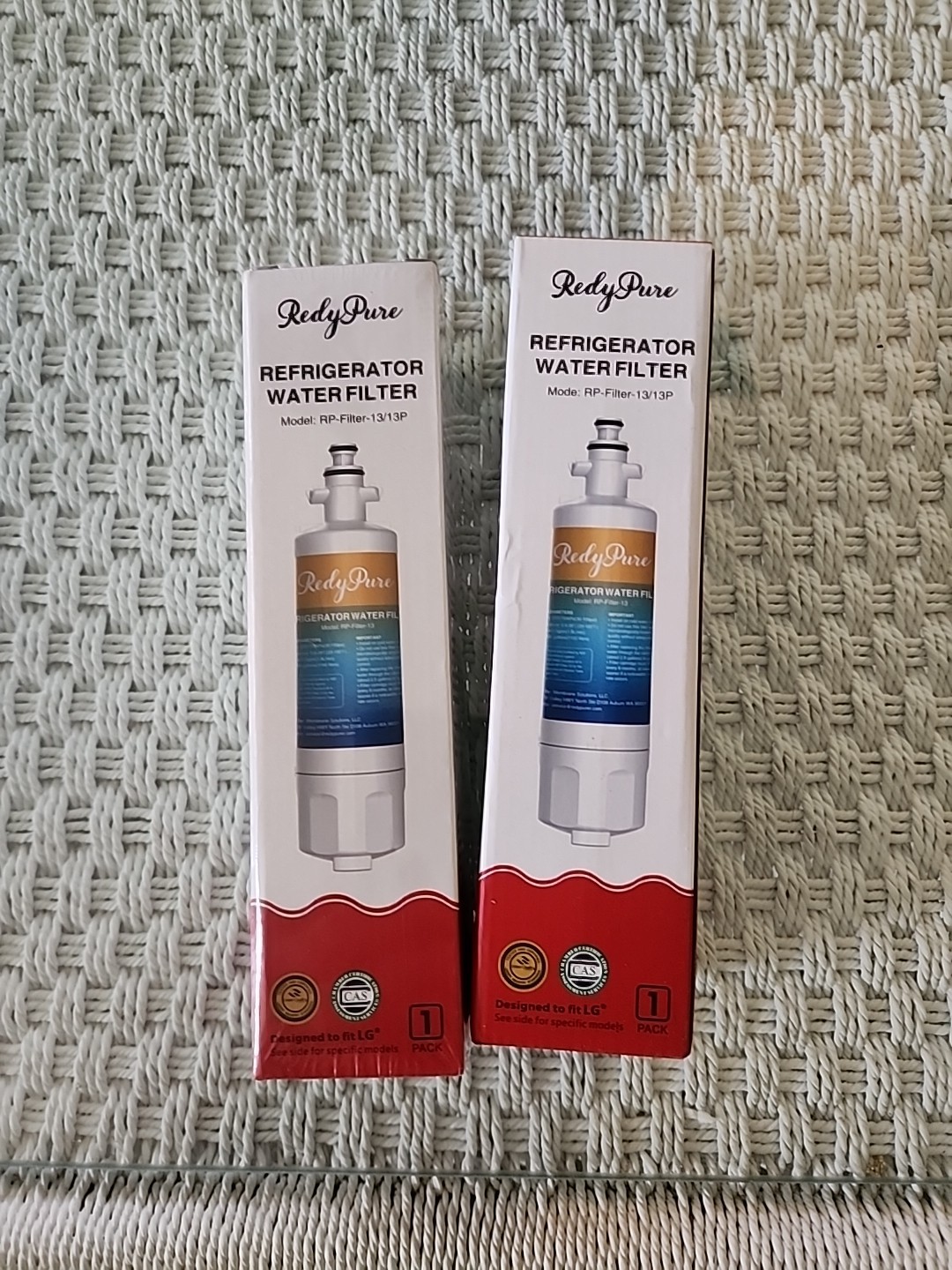 2 Pack Redypure Refrigerator Water Filter Replacement For LG FLT700P,ADQ36006101
