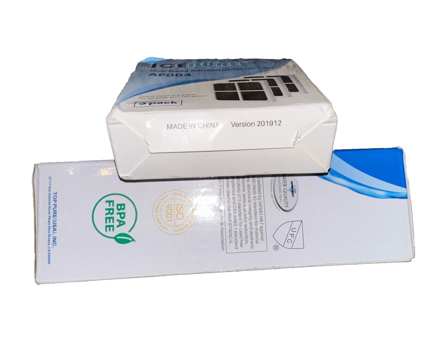 Ice Pure RWF4700AC Refrigerator Water Filter & Activated Carbon Filter AF004