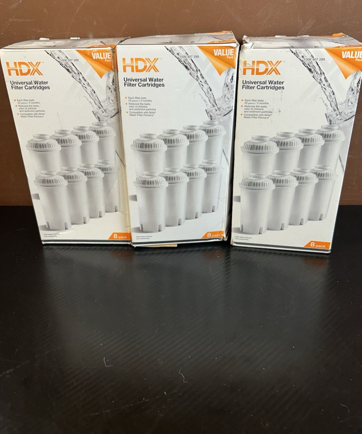 HDX Water Pitcher Replacement Water Filter Cartridges, BPA Free (24-Pack)