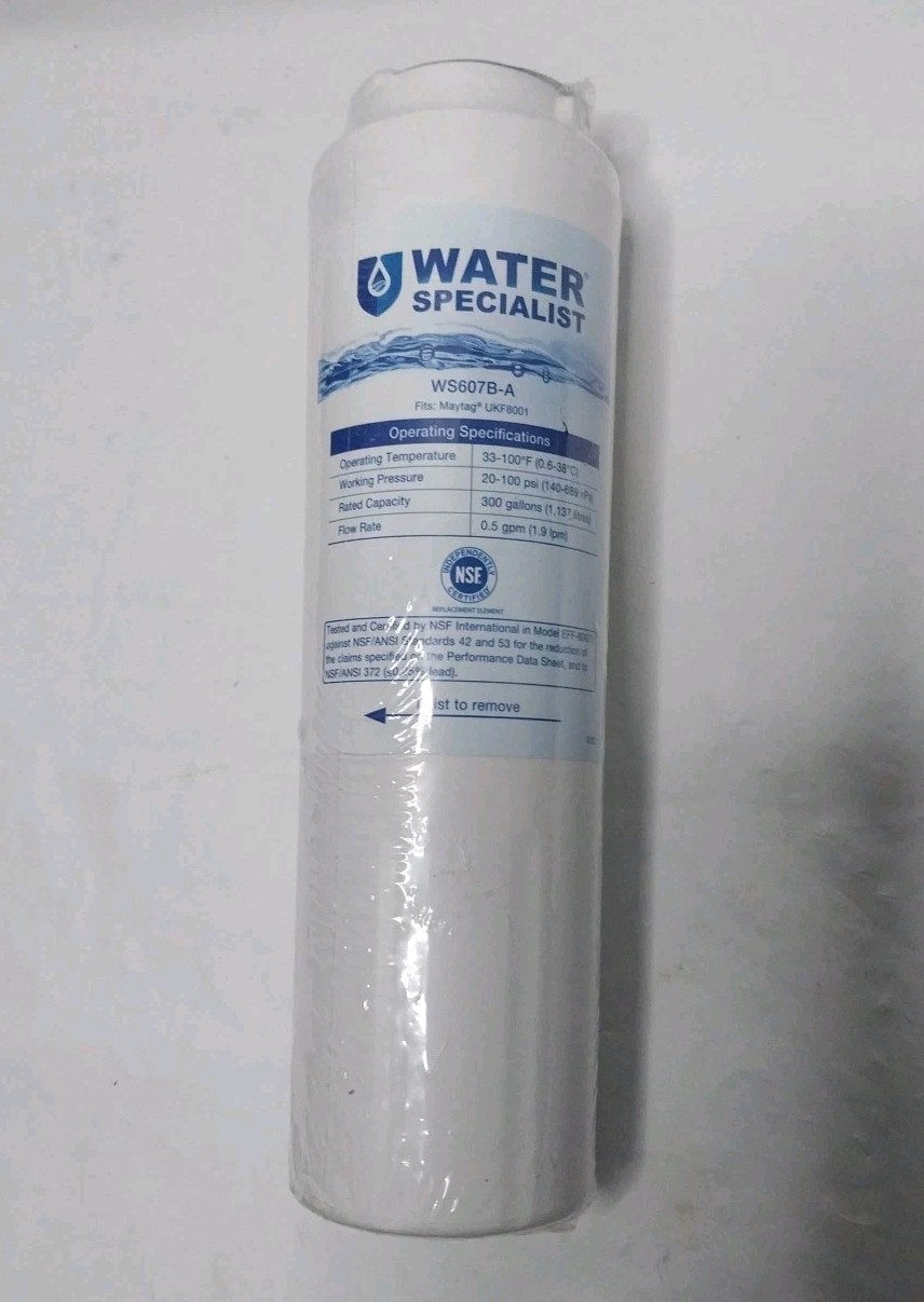 Water Specialist Brand Replacement Filter Cartridge Model WS607B-A Fits Maytag