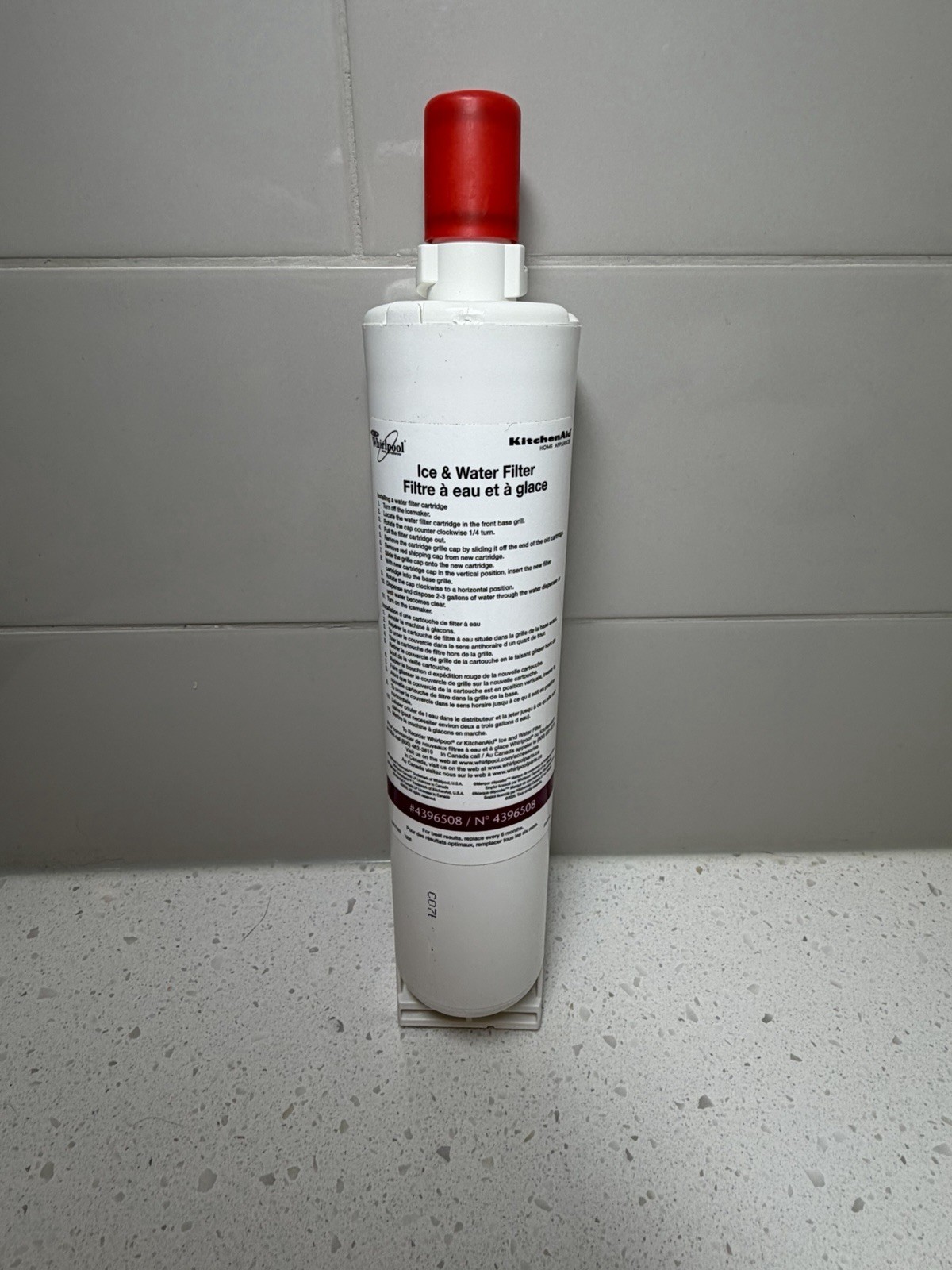Whirlpool 4396508 Refrigerator Ice &Water Filter White PUR BRAND NEW -no Box