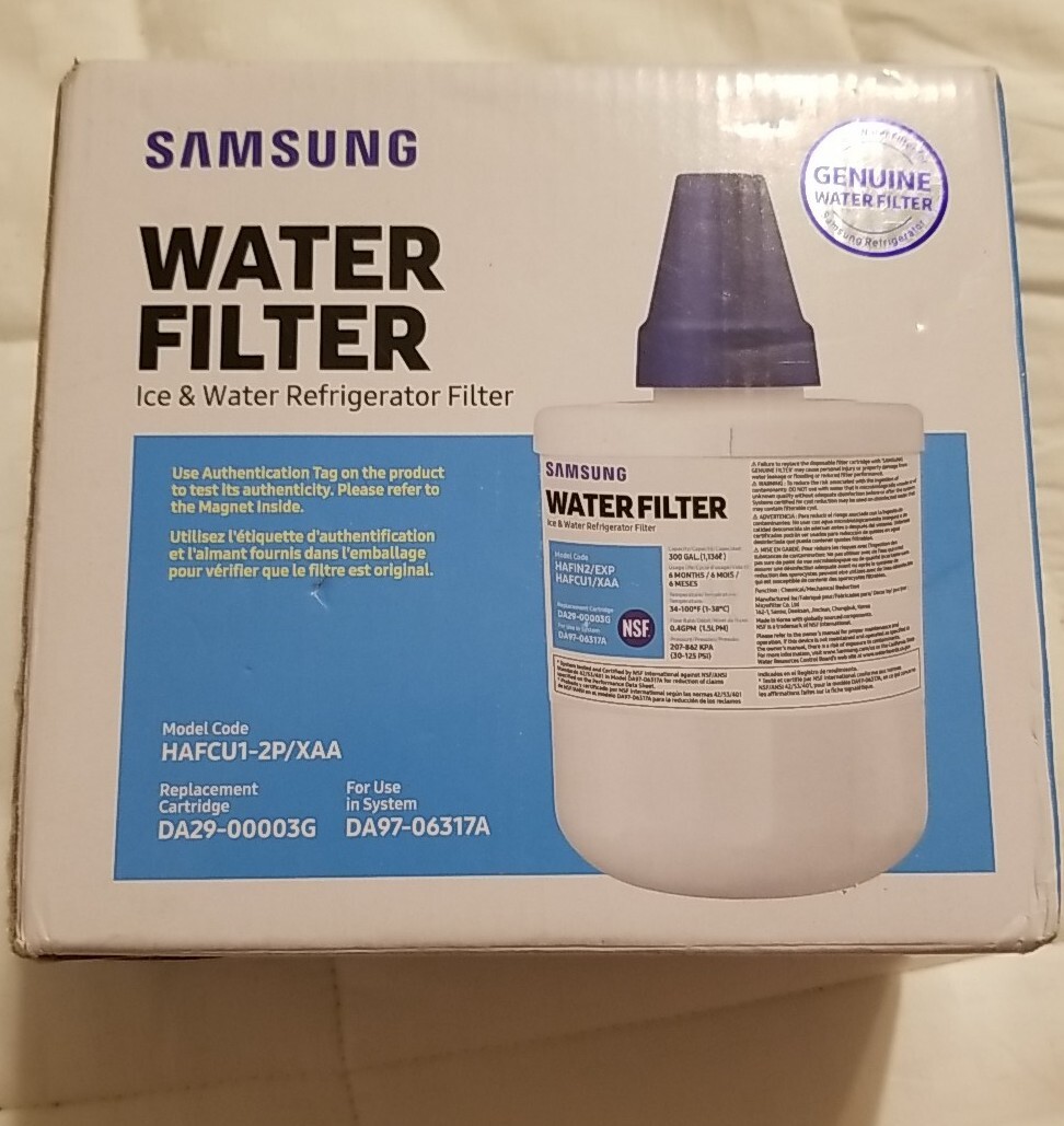 Samsung Water Filter HAFCU1-2P/XAA 2 Filters – See Description New